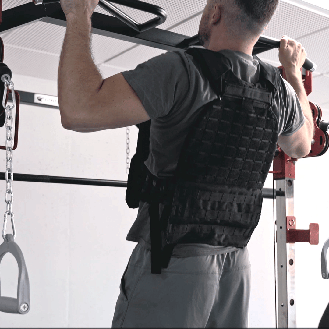 Chaleco Lastrado Peso con 8kg placas incluidas - Fitness Tech