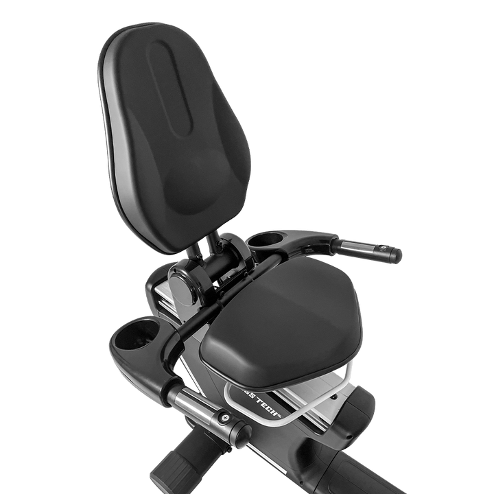 Bicicleta estática reclinada I-10 asiento detalle