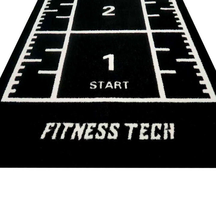 Césped artificial para gimnasio | Pista de sprint - Negro (Inicio)