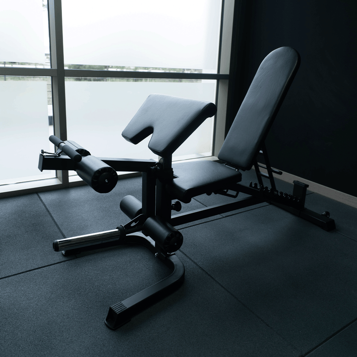 Banco ajustable con extensión de pierna