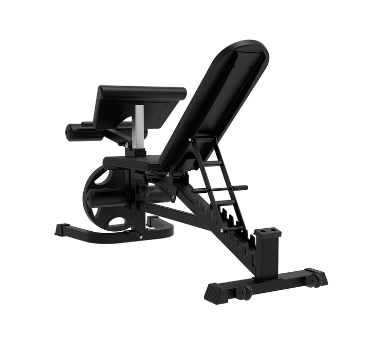 Banco ajustable con extensión de pierna
