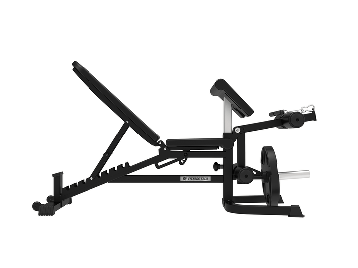 Banco ajustable con extensión de pierna