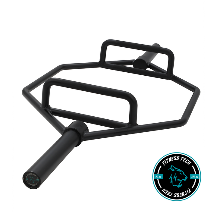 Barra Olímpica Hexagonal | Squat Bar Negra 50mm (320 kg)