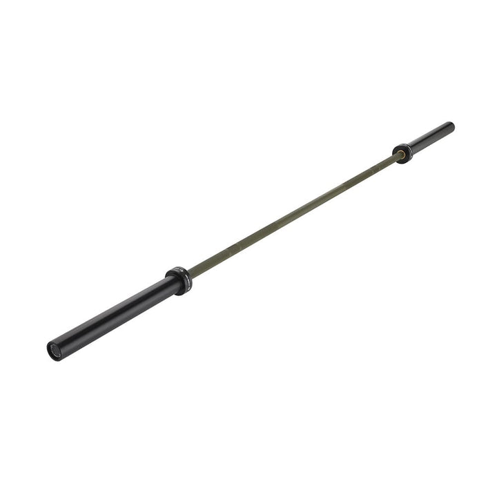 Barra olímpica verde 220 cm x 50 mm 8 rodamientos