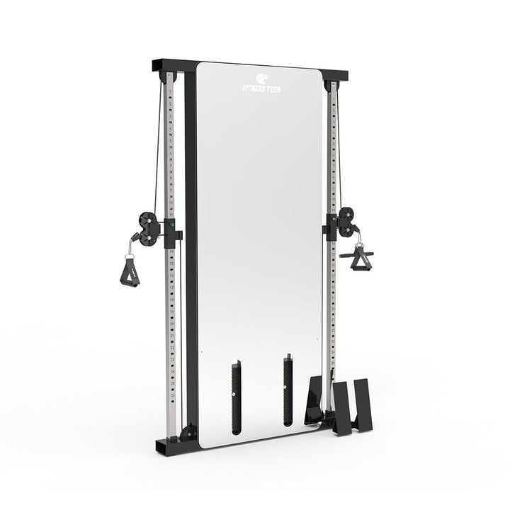 Cruce de Poleas en Máquina (Efecto Espejo) - Diagonal Derecha