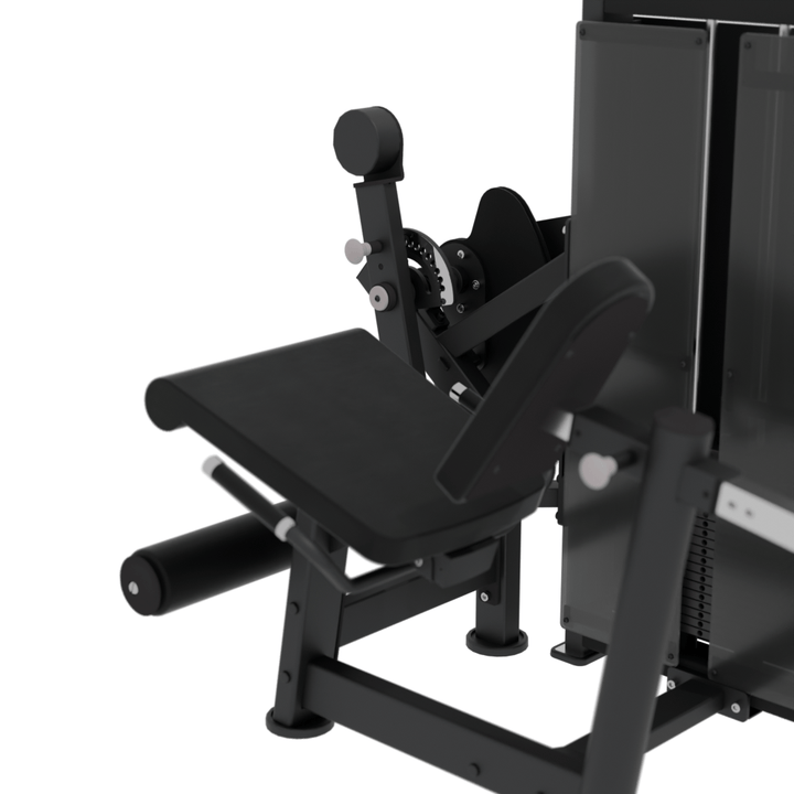 Extensión de cuádriceps | Máquina selectorizada - engranajes y asiento