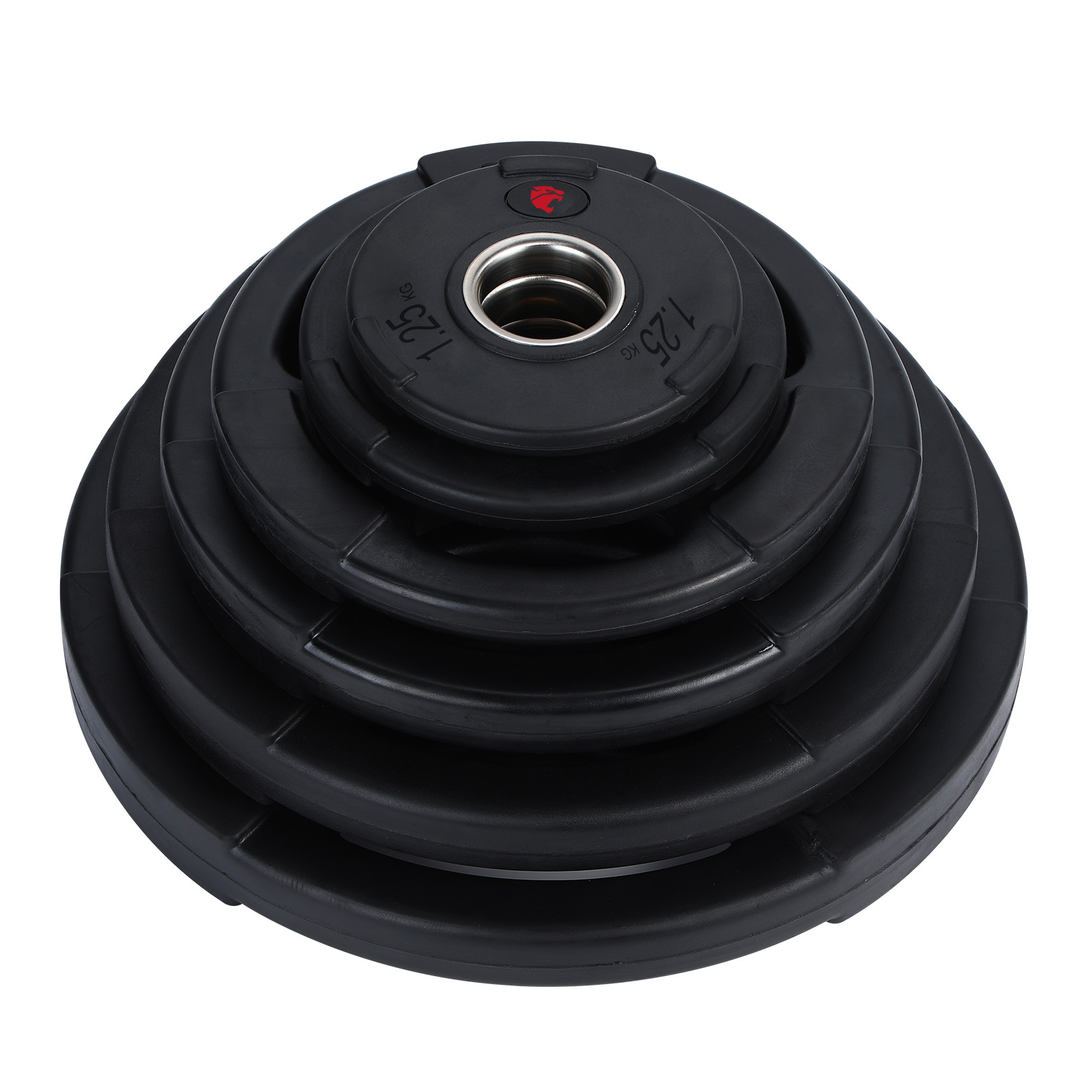 Set 105kg Discos de Goma 3 asas 50mm Profesionales