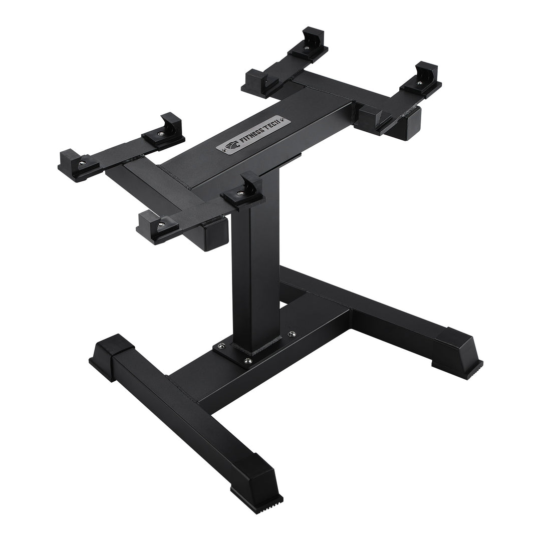 Soporte mancuernas ajustables | Fitness Tech