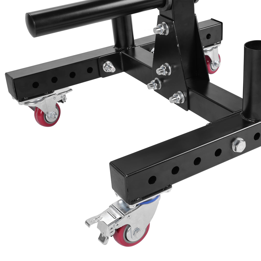 Rack de discos con ruedas | Fitness Tech