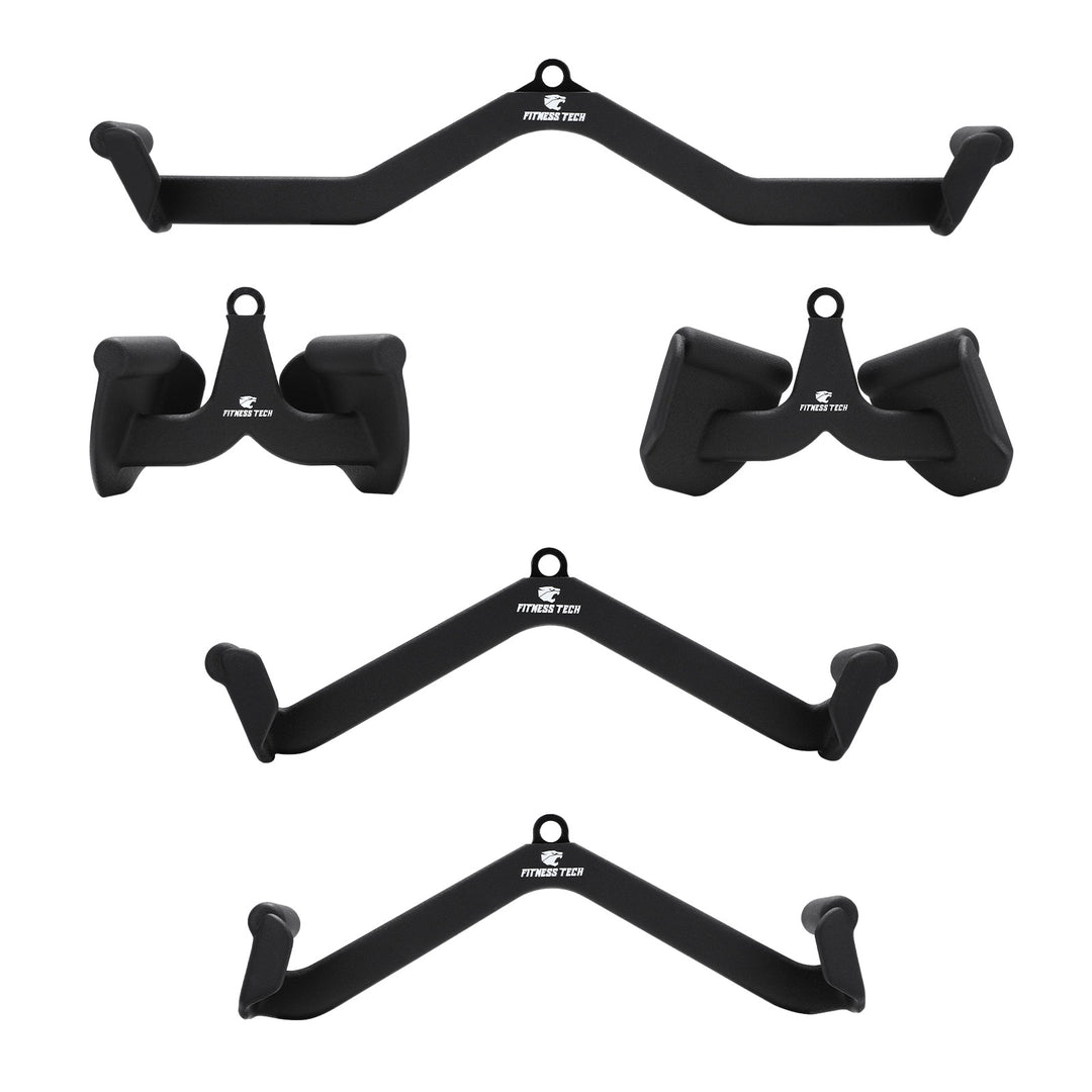 Set de agarres en polea | Fitness Tech