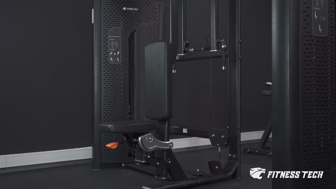 Aperturas de Pecho y Deltoides | Máquina selectorizada dual - Pro Series