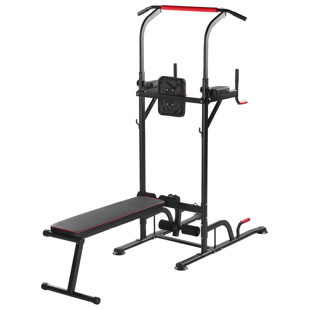 Torre de ejercicios con banco | Fitness Tech
