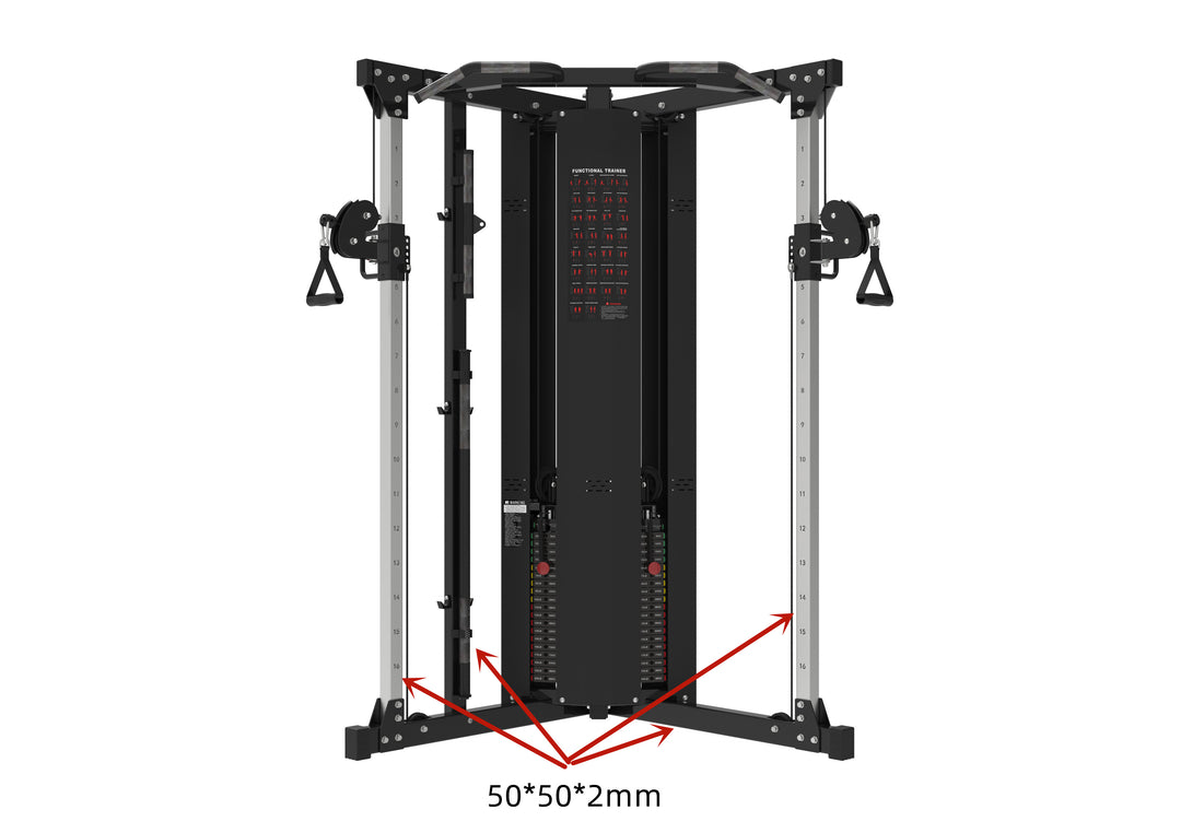 Doble cruce de poleas | F18  | Fitness Tech