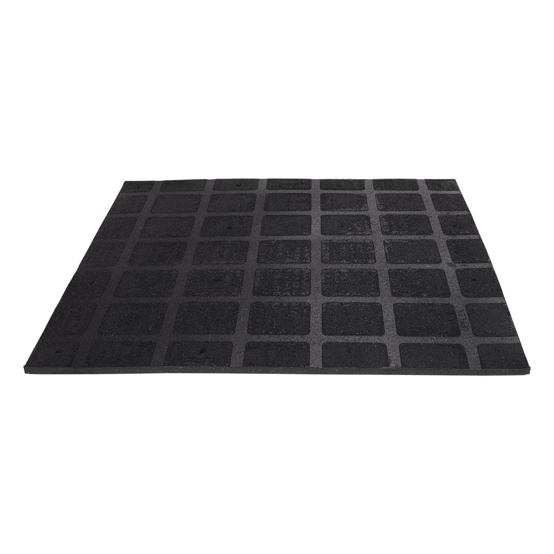 Loseta Recta Caucho Gimnasio 100x100x2cm alta densidad - Fitness Tech