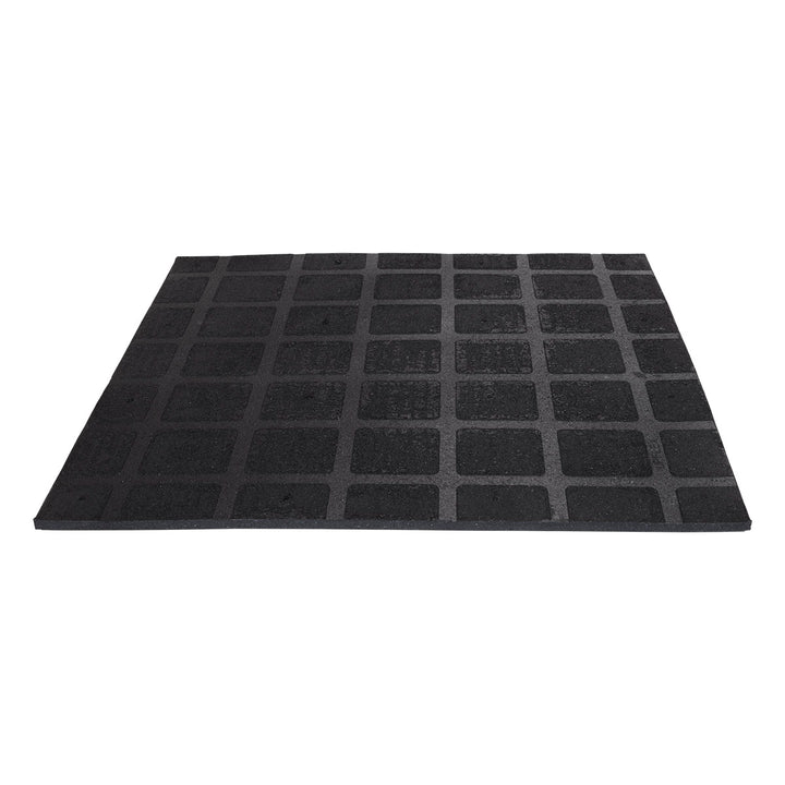 Loseta Recta Caucho Gimnasio 100x100x2cm alta densidad - Fitness Tech